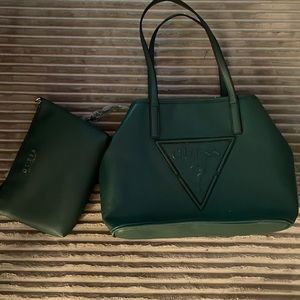 Guess Handbag w/ Wallet/ Mini Bag